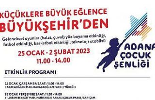 "Adana Çocuk Şenliği" yarın başlıyor