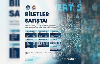 Adana Demirspor - Fenerbahçe maçının biletleri...
