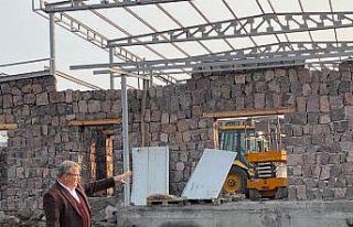 Aigai Müze ve Turist Karşılama Merkezi yükseliyor