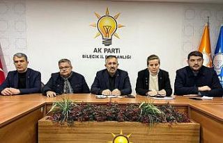 AK Parti Bilecik il yönetim kurulu toplantısını...