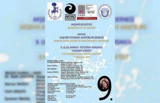 Akşehir Belediyesinin 9. Uluslararası Fotoğraf...