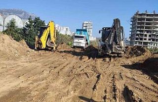 Alanya Belediyesinden kırsal yollarında yoğun mesai