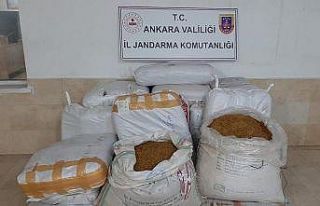 Ankara’da 500 kilogram kıyılmış tütün ele...