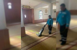 Antakya Belediyesi İbadethane temizliklerine devam...