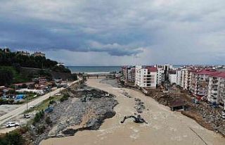 Arhavi sel sonra Kabisre deresi eski ve yeni hali...