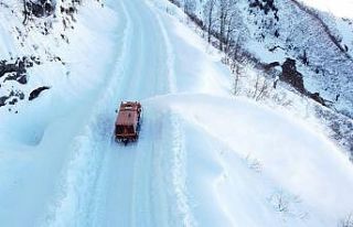 Artvin’de kar kalınlığı 1,5 metreyi bulan Camili...