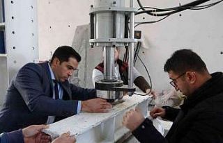 Atık malzeme ile 12 ton basınca dayanıklı beton...