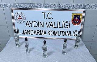 Aydın jandarması kaçak alkole geçit vermedi