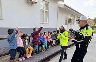 Aydın’da 17 anasınıfı öğrencisi “trafik...
