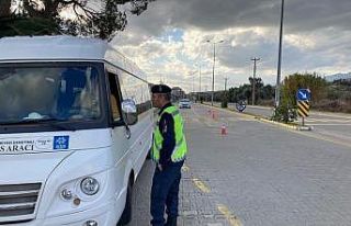 Aydın’da servis araçları denetlendi
