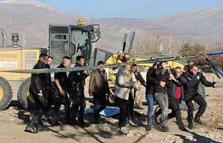 Babalarının cesediyle karşılaşan oğullarının...