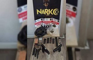 Bafra’da uyuşturucu ve silah ele geçirildi