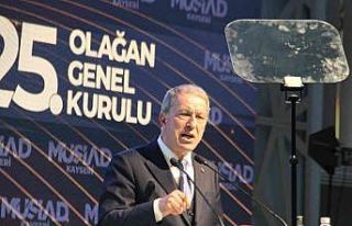 Bakan Akar: "Haince yapılan eylemlere karşı,...