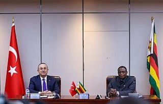 Bakan Çavuşoğlu, Zimbabve Devlet Başkan Yardımcısı...
