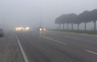 Balıkesir’de sis etkili oldu