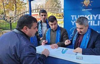 Başkan Alkayış, AK Partiye üyelik yapan herkese...