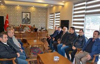 Başkan Çaylı ve MHP teşkilatından Kaymakam Güneş’e...