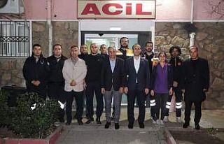 Başkan Kaplan, yeni yıla görevi başında girenleri...