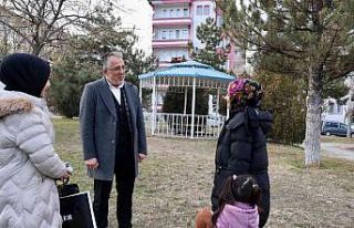 Başkan Savran Cevher Dudayev Mahallesi’nde vatandaşlarla...