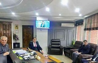 Başkan Yaman’ı makamında ziyaret ettiler