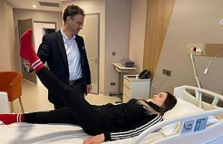 Bel fıtığı olan üç aylık hamile öğretmene...