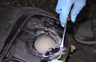 Benzin deposunda uluslararası uyuşturucu sevkiyatı...