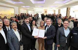 Bergama’da sözleşme sevinci