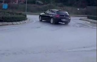 Beykoz’da kavşakta drift yapan sürücüye 22 bin...