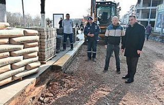 Biga’nın cadde ve sokakları bir bir yenileniyor