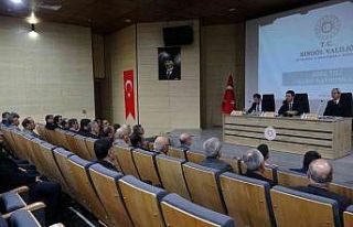 Bingöl’de İl Koordinasyon Kurulu toplantısı...