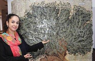 Bir ton ağırlığında, 500 bin taşla 3 boyutlu...