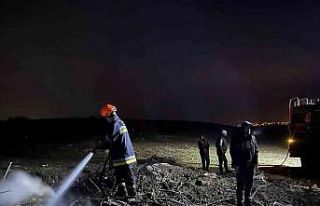 Bolu’da çıkan çöp yangınına erken müdahale...