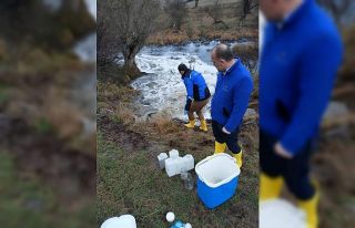 Bolu’da Ulusu Deresi’ni kirlettiği tespit edilen...