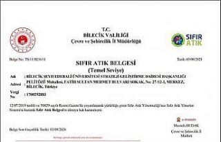 BŞEÜ “Sıfır Atık” çalışmalarını tamamladı