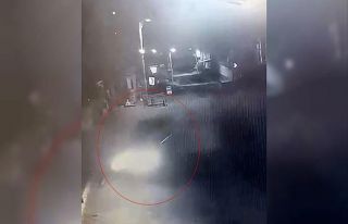 Bursa’da kaza anı saniye saniye güvenlik kamerasına...