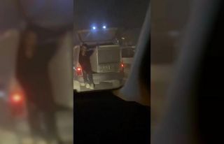 Bursa’da tehlikeli taşımacılık kameralarda