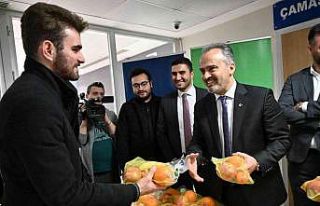 Bursa’da üniversite öğrencilerine C vitamini...