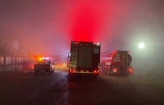 Bursa’da zift deposunda korkutan yangın