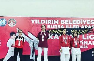 Bursa’dan 15 madalya ve 8 kupa ile döndüler