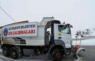 Büyükşehir, karla mücadele için teyakkuzda