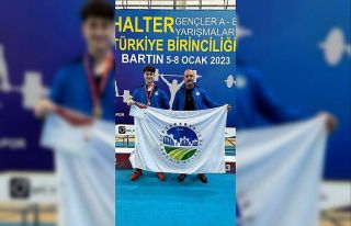 Büyükşehir sporcusundan Türkiye Şampiyonluğu