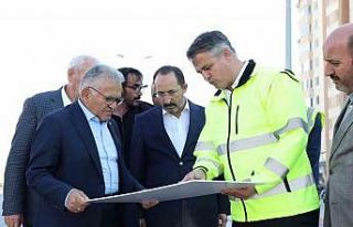 Büyükşehir’in iki bulvarı birbirine bağlayan...