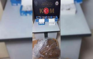 Çan’da 20 kilogram kıyılmış tütün ele geçirildi