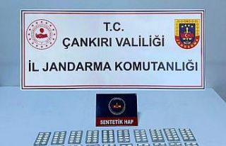 Çankırı’da 331 adet sentetik ecza hapı ele ele...