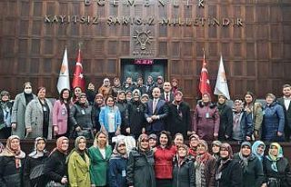 Çanlı Muhtar eşleri Ankara’da