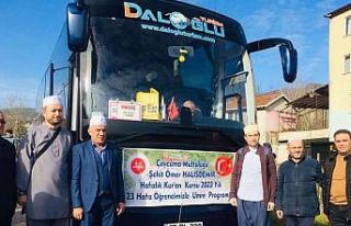 Çaycuma’da 23 hafız kutsal topraklara uğurlandı