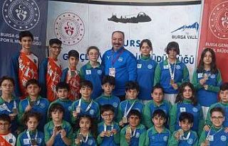 Çayırovalı karateciler Bursa’dan 15 kupa ve 14...