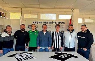 Çeşme Belediyespor altyapısından A takıma geçtiler