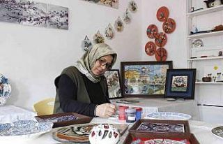 Çini ustası yetiştirebilmek için 56 yaşından...