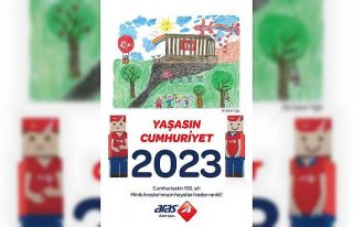 Çocuklar 100’üncü yıl coşkusunu resimleriyle...